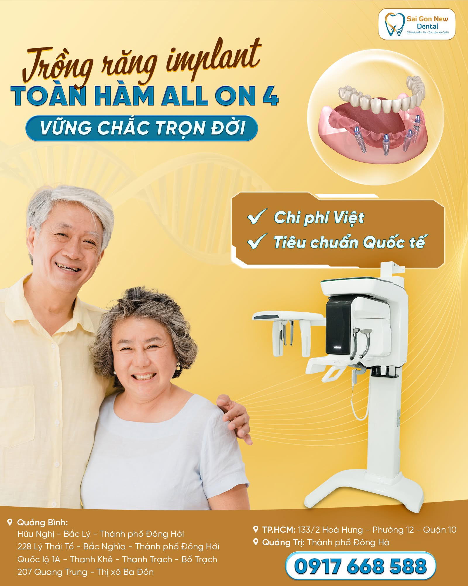 Trồng răng implant tại nha khoa Sai Gon New Dental.