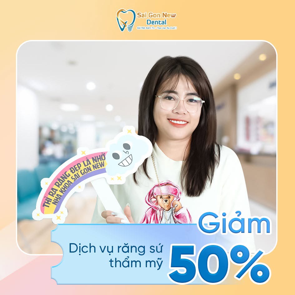 Ưu điểm của bọc răng sứ tại nha khoa Sai Gon New Dental.