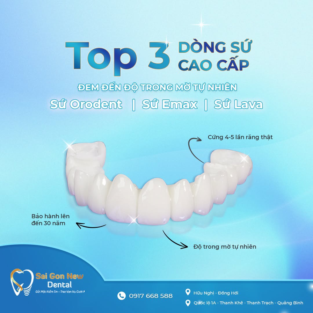 Bọc răng sứ thẩm mỹ uy tín tại nha khoa Sai Gon New Dental có gì đặc biệt?