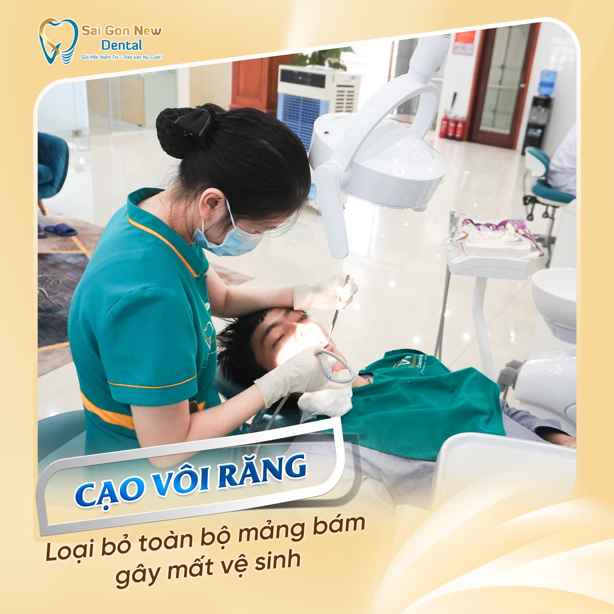 Lấy cao răng cho răng sứ tại Đồng Hới.