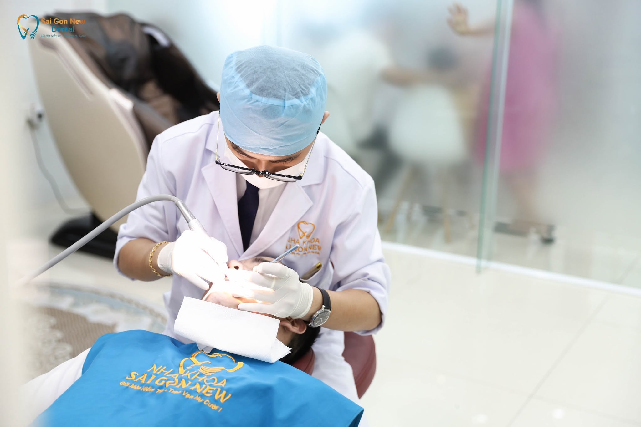 Quy trình chữa viêm nha chu tại nha khoa Sai Gon New Dental.