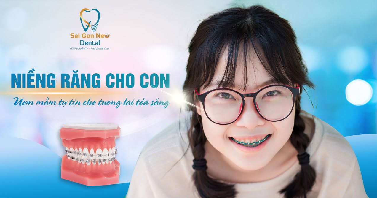 Bảng giá dịch vụ niềng răng tại nha khoa Sai Gon New Dental.