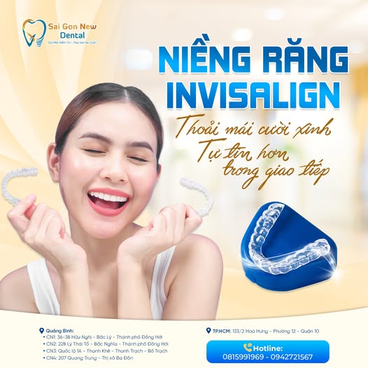 Niềng răng Invisalign tại Quảng Bình